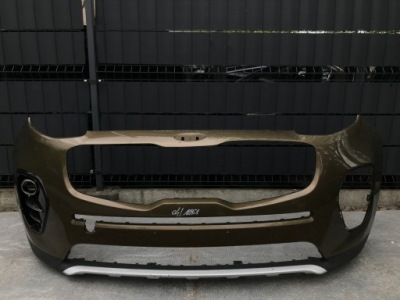 Kia sportage 4 iv бампер перед передний bez отверстий 2016-2019 фото №1