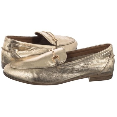 Buty Półbuty Damskie Venezia Złote 0028313 Gold