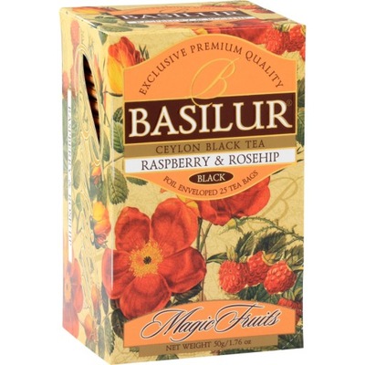 Herbata czarna Basilur Raspberry Rosehip 25x2g