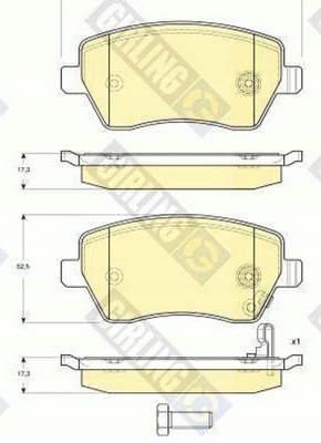 ZAPATAS DE FRENADO MICRA AGILA 1.2  