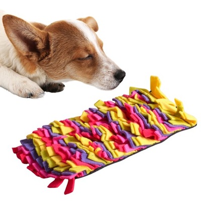 Zabawka edukacyjna dla psa 30x15 cm kolorowa mata węchowa