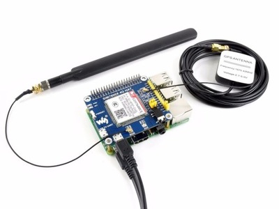 SIM7600E-H 4G HAT - moduł komunikacyjny 4G 3G 2G dla Raspberry Pi 4