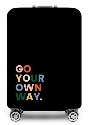 ochronny POKROWIEC NA WALIZKĘ rozmiar M GO YOUR OWN WAY