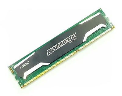 Testowana pamięć RAM CRUCIAL Ballistix Sport DDR3 8GB 1600MHz CL9 GW6M