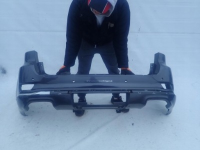 Jeep grand cherokee summit srt бампер задняя pdc фото №1