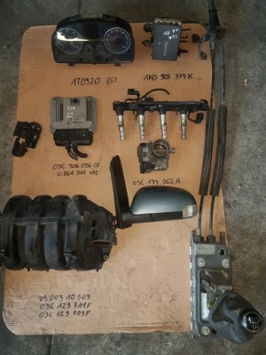 Насос abs vw touran 1.6 fsi 1k0907379k фото №1