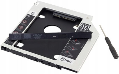 OBUDOWA KIESZEŃ CD DVD SATA 9,5mm DYSK SSD HDD