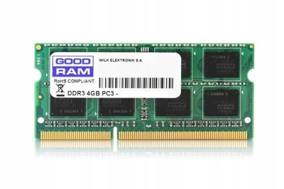 4GB GOODRAM 4 GB SODIMM DDR3 PC3-12800 1600 MHz