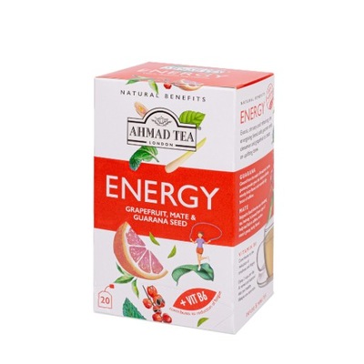 Ahmad Tea Energy Grejfrut Mate Guarana 20 saszetek