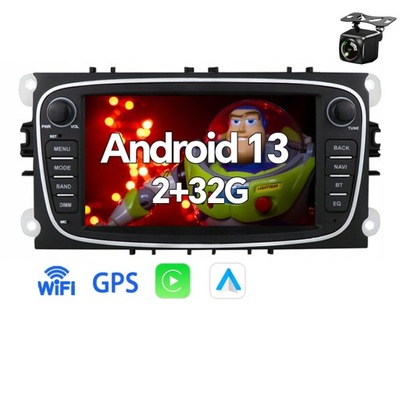 RADIO DE AUTOMÓVIL ANDROID PARA FORD FOCUS MONDEO C-MAX S-MAX GALAXY II KUGA  