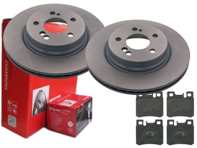 TARCZE KLOCKI BREMBO TYŁ MERCEDES SL R129 E W124