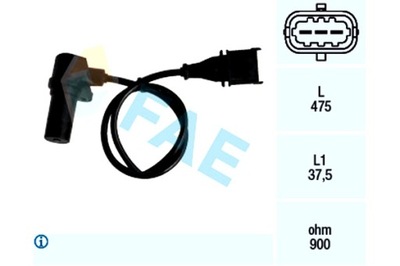 FAE ДАТЧИК ПОЛОЖЕНИЯ ВАЛА КОЛЕНЧАТОГО ALFA ROMEO 145 146 147 156 166