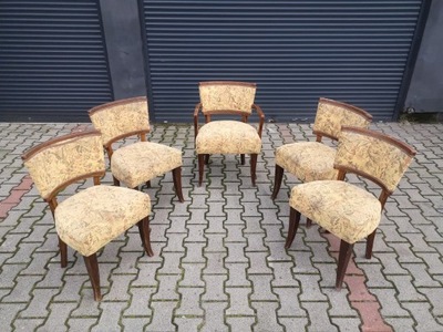 4 Krzesła + fotel - Art Deco - Vintage Design - Thonet