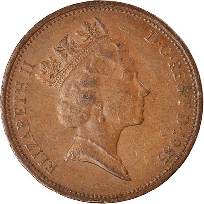 Moneta, Wielka Brytania, 2 Pence, 1985