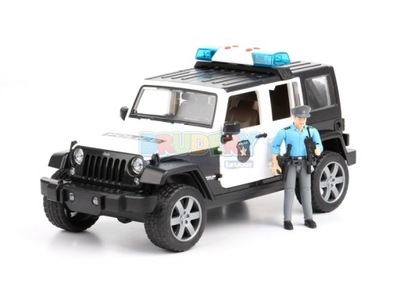 BRUDER 02526 Jeep policja figurka zabawka światła