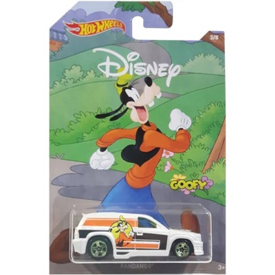 HOT WHEELS DISNEY CHARACTER CARS GOOFY FANDANGO 3/8