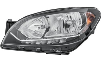 FARO SKODA CITIGO 2011-19 LED/H7 IZQUIERDO +SILNIK+KIERUNKOWSKAZ  