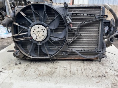 Opel astra g 1.7 радиатор кондиционера воды вентилятор комплект фото №1