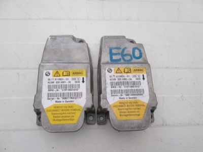 Bmw e60 датчик подушек модуль подушка безопасности модуль фото №1