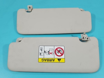 Заслонка левая hyundai i30 iii 16- козырёк защита солнцезащитная фото №1