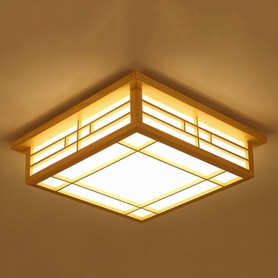 Japońska lampa sufitowa 45*45cm ciepłe światło220V