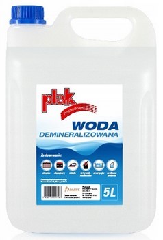 Woda Demineralizowana 5l Plak