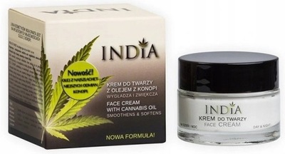 Krem do twarzy z olejem z konopi 50 ml India