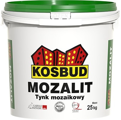 tynk mozaikowy gruboziarni. TM KOSBUD MOZALIT 25Kg