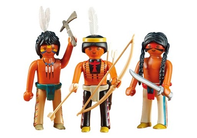 PLAYMOBIL 6272 Trzej Indianie Siuksów WESTERN