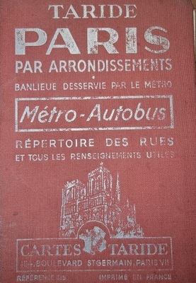 PARIS PAR ARRONDISSEMENT METRO-AUTOBUS