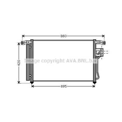 КОНДЕНСАТОР, КОНДИЦИОНЕР AVA QUALITY COOLING HY5175D