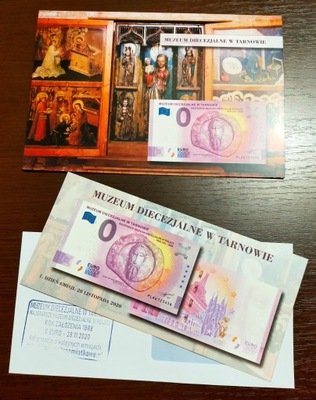 0 EURO MUZEUM DIECEZJALNE W TARNOWIE- ETUI+BANKNOT