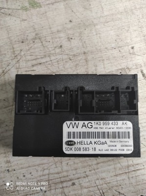 Модуль комфорту skoda 1k0959433ak фото №1