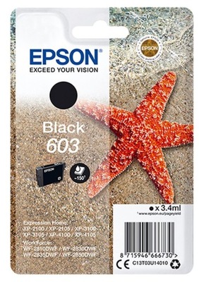 Tusz Epson 603 C13T03U14020 150str BK Oryginalny