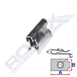 РЕЙКА ЗАЖИМНИЙ УНІВЕРСАЛЬНА 3,4 MM X25SZT