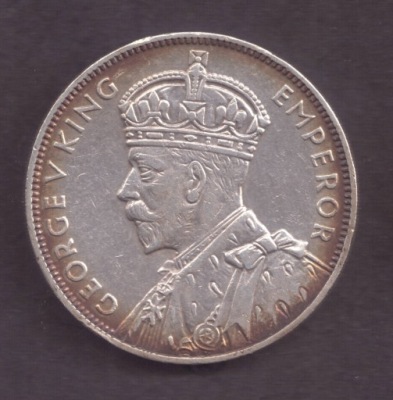 Mauritius - srebro - 1 Rupia 1934 rok