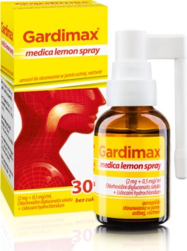 Gardimax medica lemon spray 30ml gardło