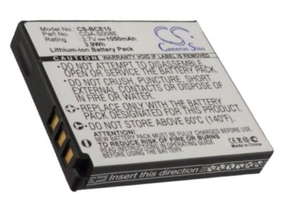 Bateria CS-BCE10 do Panasonic DMW-BCE10 CGA-S008 SDR-S15 S26 S25 SW20 SW28