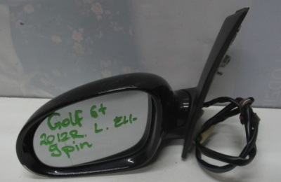 Vw golf vi+ 12r дзеркало ліва 9 pin europa фото №1