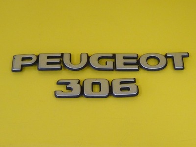 Значок эмблема надпись peugeot 306 nr159 фото №1