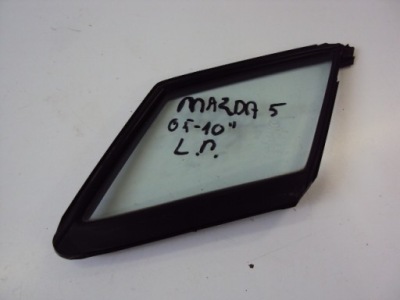 Скло лівий перед mazda 5 2.0 d 05- фото №1