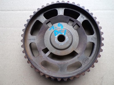 Колесо вала розподільного валу renault megane iii scenic trafic 1.9 dci 886753 фото №1