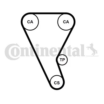 CONTINENTAL CTAM CON CT1233 CORREA DISTRIBUCIÓN  