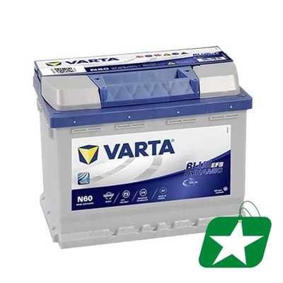 VARTA BLUE DYNAMIC EFB N60 60AH 640A