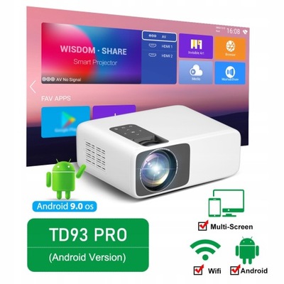 Przenośny projektor ThundeaL TD93Pro Full HD 1080P
