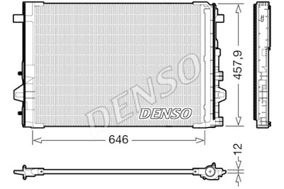 DENSO CONDENSADOR DE ACONDICIONADOR MERCEDES A W176 B SPORTS TOURER W246  