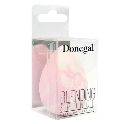 DONEGAL BLENDING Gąbka do makijażu - biało-różowa