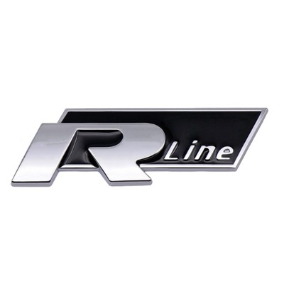 R-LINE EMBLEMA VOLKSWAGEN INSIGNIA PARA SANTANA POLO PASSAT SHARAN 7.1X2.4CM  