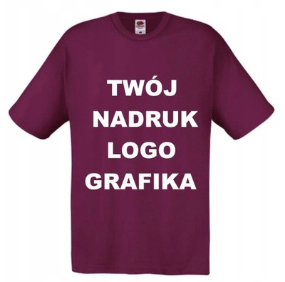 TSHIRT Koszulka z WŁASNYM NADRUKIEM 41 napisem XXL