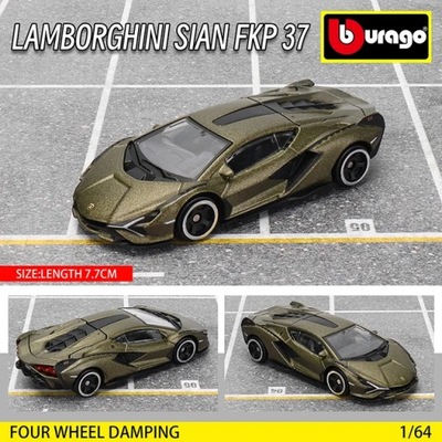 BBURAGO PORSCHE TAYCAN TURBO S KOLEKCJA MODELI COCHES REGALO  